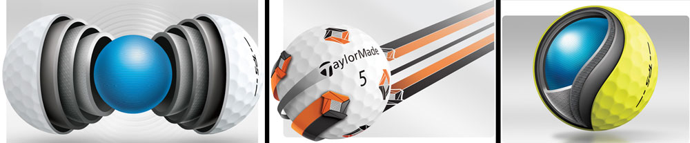 Balles TP5 Pix Taylormade Golf