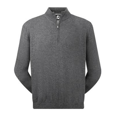 Pull Over Lambswool Col 1/2 Zip Coupe-vent anthracite (95392) - FootJoy
