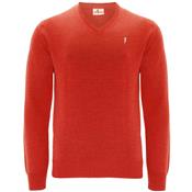 Pull Over Col V Homme rouge (1650) - Polo Swing