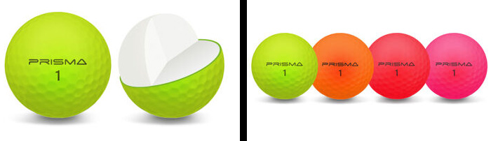12 Balles de golf Prisma Fluoro Masters Golf 2022