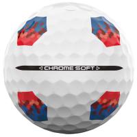 12 Balles de golf Chrome Soft Tru Track 2024 - Callaway