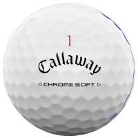 12 Balles de golf Chrome Soft Triple Track 2024 - Callaway