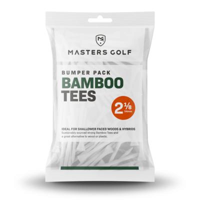 Tees en bambou Bumpa blanc 54mm 2 1/8'' (130tees / TEB0052) - Masters
