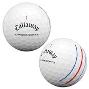 12 Balles de golf Chrome Soft X Triple Track 2020 (64240571280) - Callaway
