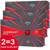3x15 Balles de golf SuperHot Bold
