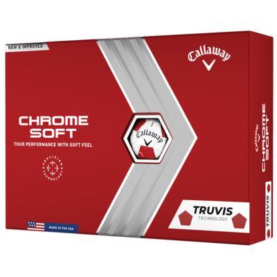 12 Balles de golf Chrome Soft Truvis - Callaway
