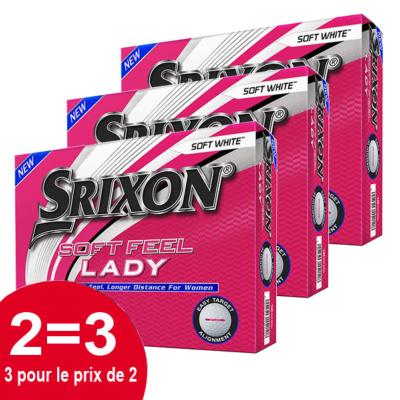 3x12 Balles de golf SOFT FEEL Femme (10299500) - Srixon