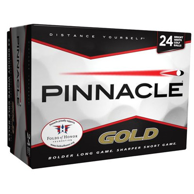Balles de golf Gold Precision (24 balles) - Pinnacle