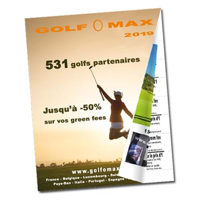 Carnet de réduction Golf O Max 2019 - Golfleader
