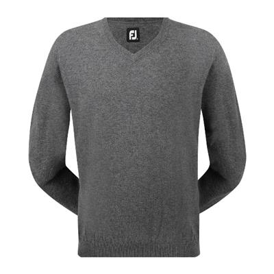 Pull Over Lambswool Col V anthracite (95372) - FootJoy