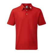 Polo Pique Etirable Uni Fit rouge (91825)