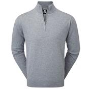 Pull Over Lambswool Col 1/2 Zip Coupe-vent gris (95431) - FootJoy