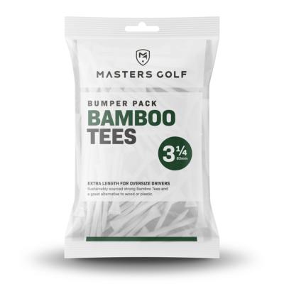 Tees en bambou Bumpa blanc 83mm 3 1/4'' (85tees / TEB0050) - Masters