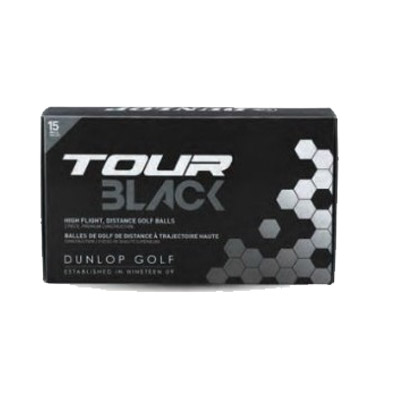 15 Balles de golf Tour Black - Dunlop