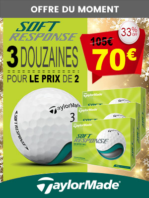 3DZ pour le prix de 2 : Balles de golf Soft Response - TaylorMade