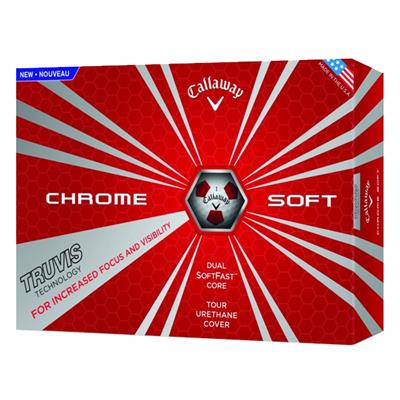12 Balles de golf Chrome Soft Truvis