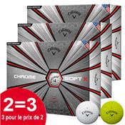 3x12 Balles de golf Chrome Soft X 18 - Callaway
