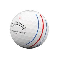 12 Balles de golf Chrome Soft X Low spin Triple Track (64301581280) - Callaway