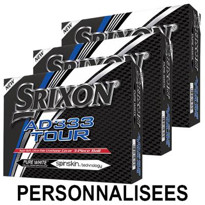 36 Balles SRIXON Personnalisées AD333 Tour - Srixon