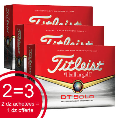 3x12 Balles de golf DT Solo