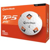12 Balles de golf TP5 Pix 2024 - TaylorMade