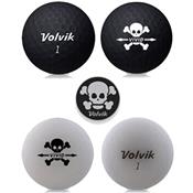 Coffret de 4 Balles de golf Skull - Volvik