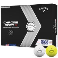 12 Balles de golf Chrome Soft X Triple Track