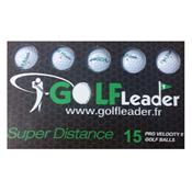 3x15 Balles de golf Golfleader - Golfleader