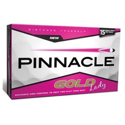 Balles de golf Gold Precision Lady (15 balles) - Pinnacle