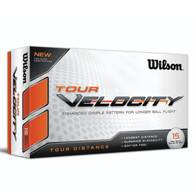 15 Balles de golf Velocity Tour Distance - Wilson