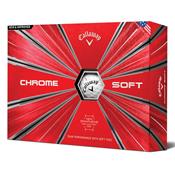 12 Balles de golf Chrome Soft 18