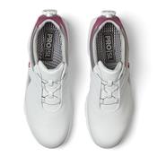 Chaussure femme Pro SL BOA 2021 (98119 - Blanc / Gris / Rose) - FootJoy