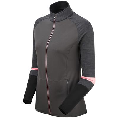 Pull Over Chill-Out Full Zip French Terry Femme anthracite (94182) - FootJoy