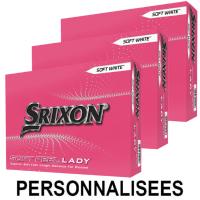 36 Balles SRIXON Personnalisées Soft Feel Femme - Srixon