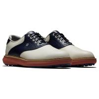 Chaussure homme Traditions Spikeless 2024 (57925 - Brun / Marine / Rouge) - Footjoy