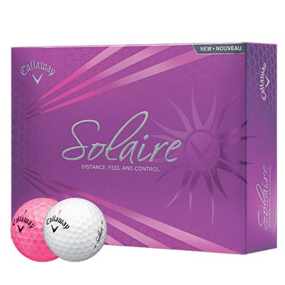 12 Balles de golf Solaire Femme