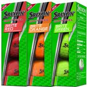 3x12 Balles de golf Soft Feel Brite (10299497) - Srixon