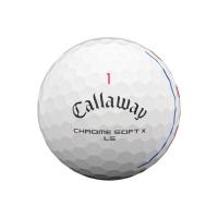 12 Balles de golf Chrome Soft X Low spin Triple Track (64301581280) - Callaway