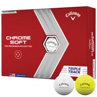 12 Balles de golf Chrome Soft Triple Track - Callaway