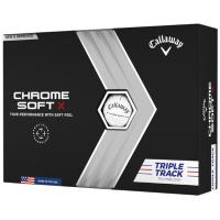 12 Balles de golf Chrome Soft X Triple Track - Callaway
