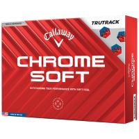 12 Balles de golf Chrome Soft Tru Track 2024 - Callaway