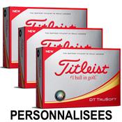 36 Balles TITLEIST Personnalisées Trusoft - Titleist