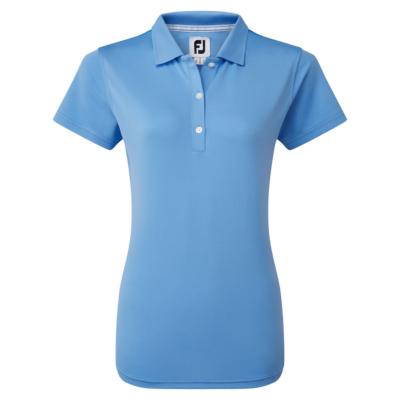 Polo Piqué Uni Femme bleu clair (88499) - FootJoy