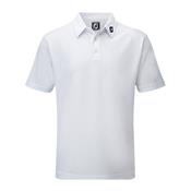 Polo Pique Etirable Uni Fit blanc (91823)