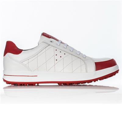Chaussure homme Antonio 2017 (Blanc-Rouge) - SP Golf Shoes