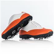 Chaussure femme Nova 2017 (Blanc-Orange) - SP Golf Shoes