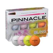 12 Balles de golf Bling Multicouleur - Pinnacle