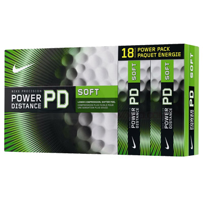 Balles de golf Power Distance Soft (18 balles)