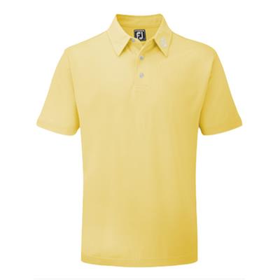 Polo Pique Etirable Uni Fit jaune (91839) - FootJoy
