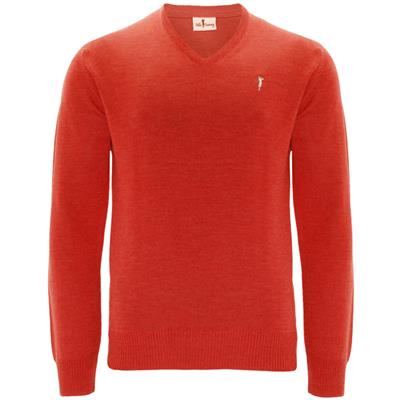 Pull Over Col V Homme rouge (1650) - Polo Swing